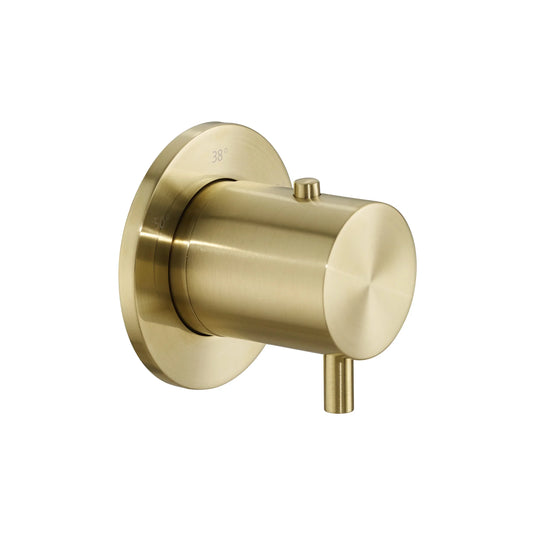 JTP Vos Thermostat For Douche - Brushed Brass - 23012BBR - Envy Bathrooms Ltd
