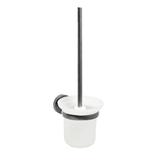 JTP Vos Toilet Brush and Holder - Brushed Black - 27165BBL - Envy Bathrooms Ltd