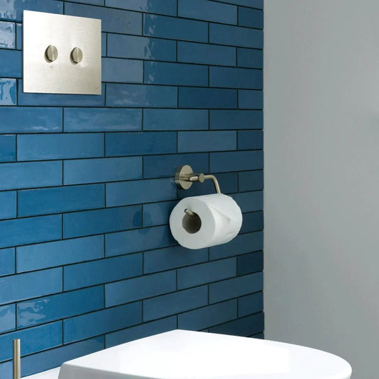 JTP Vos Toilet Roll Holder - Brushed Brass - 23151BBR - Envy Bathrooms Ltd