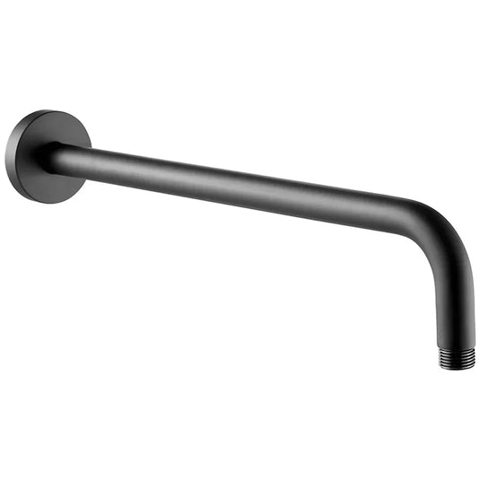 JTP Vos Wall Mounted Shower Arm 400mm - Matt Black - Envy Bathrooms Ltd