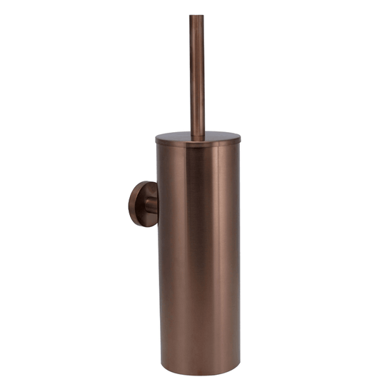 JTP Vos Wall Mounted Toilet Brush Holder - Brushed Bronze - 21268BRZ - Envy Bathrooms Ltd