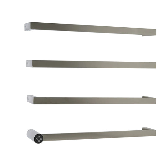 JTP Zyon 486mm Electric Towel Radiator - Chrome - ZY600ECH - Envy Bathrooms Ltd