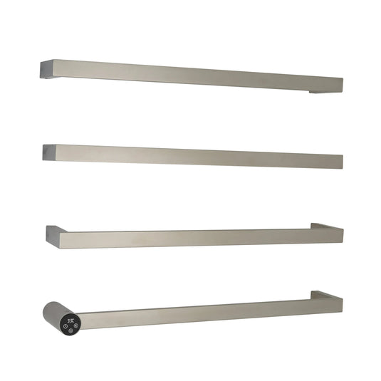JTP Zyon 486mm Electric Towel Radiator - Stainless Steel - ZY600EIX - Envy Bathrooms Ltd