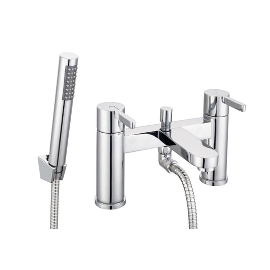 Just Taps Plus KIO Bath Shower Mixer with Kit Chrome | KIO275 - Envy Bathrooms Ltd
