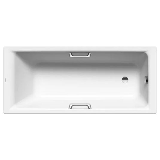 Kaldewei Puro Star 1700x750mm Single Ended Bath 0TH Grip Hole Alpine White | 255400010001