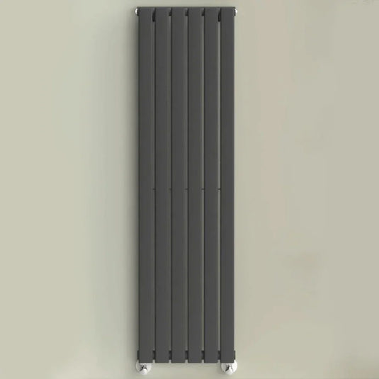 Kartell Boston Designer Radiator 1600mm H x 410mm W - Anthracite - Envy Bathrooms Ltd