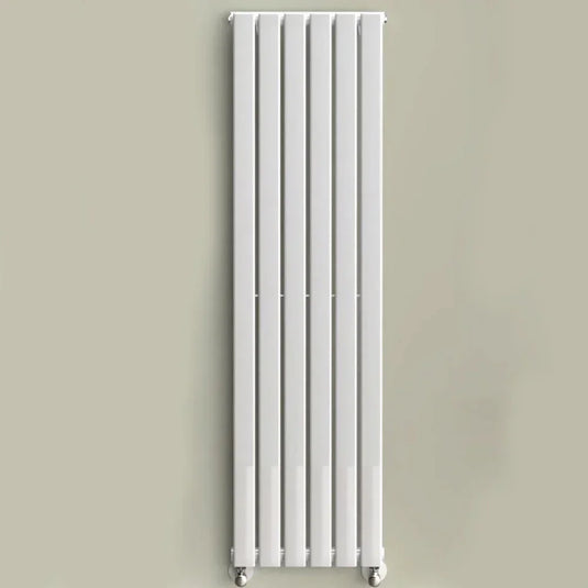 Kartell Boston Designer Radiator 1600mm H x 410mm W - White - Envy Bathrooms Ltd