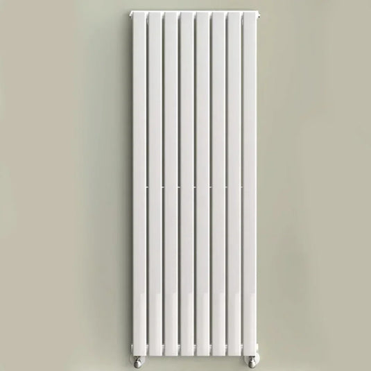 Kartell Boston Designer Radiator 1600mm H x 550mm W - White - Envy Bathrooms Ltd