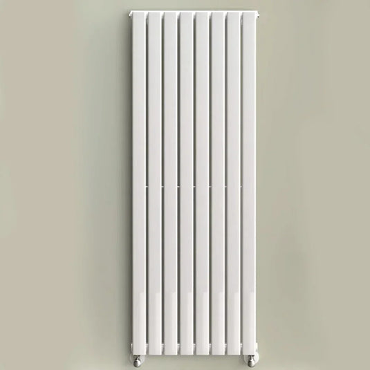 Kartell Boston Designer Radiator 1600mm H x 550mm W - White - Envy Bathrooms Ltd