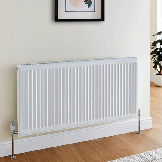 Kartell K-Rad Kompact Type 21 Double Panel Plus Compact Radiator 750mm H x 900mm W - White - Envy Bathrooms Ltd