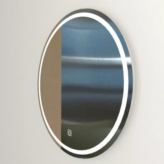 Kartell Vista Circular LED Bathroom Mirror - Illuminated - Chrome - Envy Bathrooms Ltd