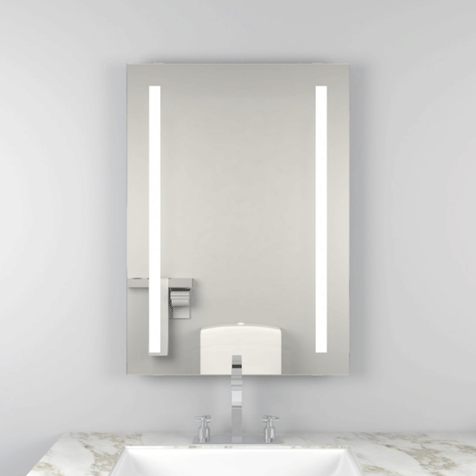 Kartell Wilson LED Bathroom Mirror 700mm H x 500mm W - Chrome - Envy Bathrooms Ltd
