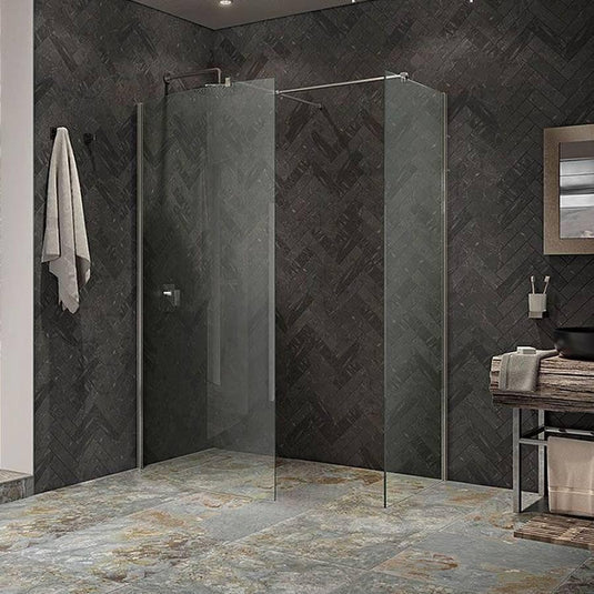 Kudos 8mm Ultimate 700mm Wetroom Curved Panel - Envy Bathrooms Ltd