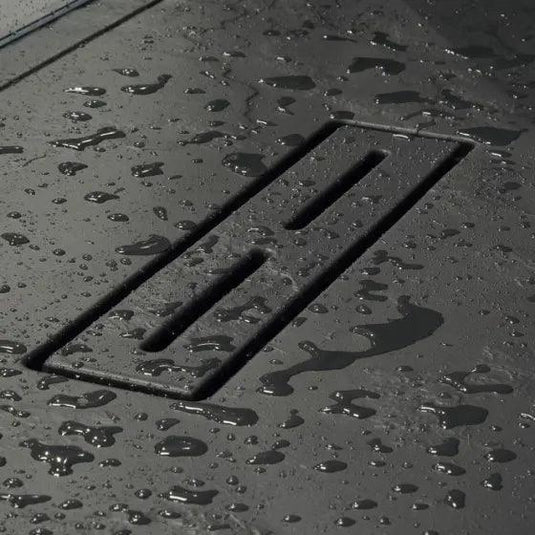 Kudos Connect 2 1100 x 800mm Slate Rectangle Shower Tray with waste - Grey - Envy Bathrooms Ltd