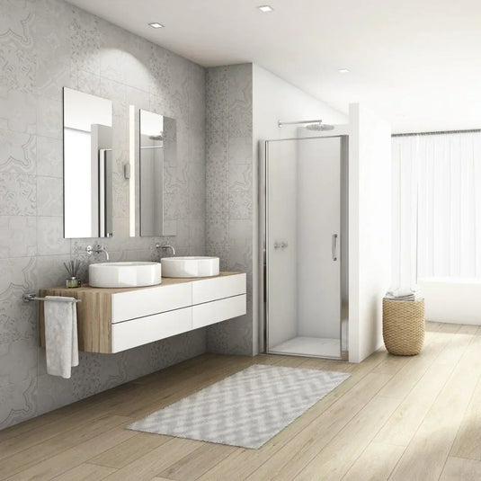 Kudos Divera 1000mm Pivot Door - Chrome - K22T11005007-0001 - Envy Bathrooms Ltd