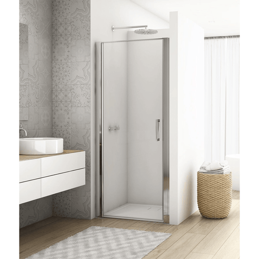Kudos Divera 1000mm Pivot Door - Chrome - K22T11005007-0001 - Envy Bathrooms Ltd