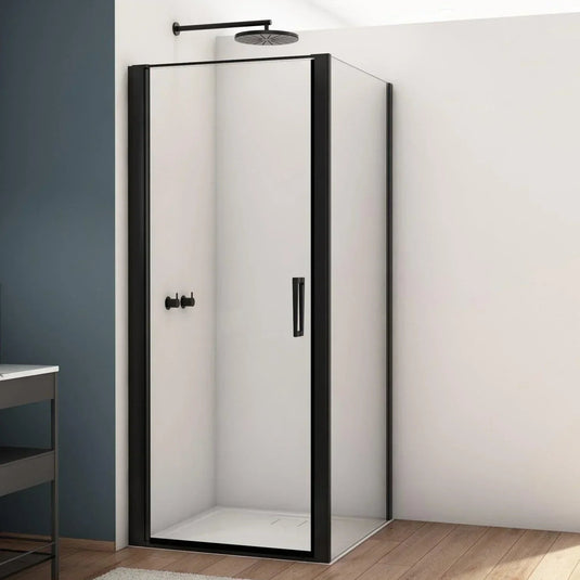 Kudos Divera 1000mm Pivot Door - Matt Black - K22T11000607-0001 - Envy Bathrooms Ltd