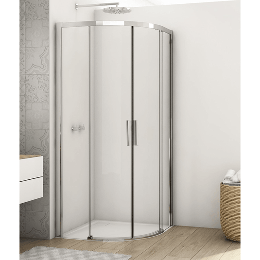 Kudos Divera 1000mm Quadrant Sliding Double Door - Chrome - K22SRB551005007-0001 - Envy Bathrooms Ltd