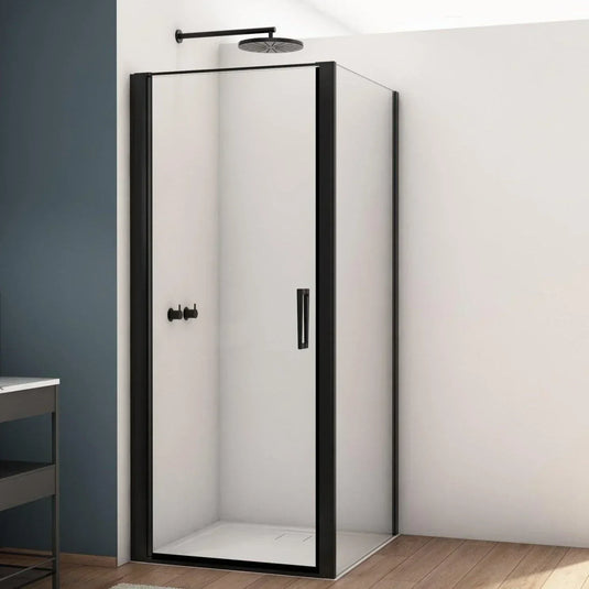 Kudos Divera 1200mm Wetroom Panel - Matt Black (excl. wall profile) - K22F11200607-0001 - Envy Bathrooms Ltd
