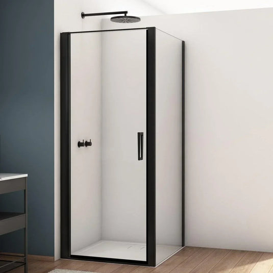 Kudos Divera 700mm Pivot Door - Matt Black - K22T10700607-0001 - Envy Bathrooms Ltd