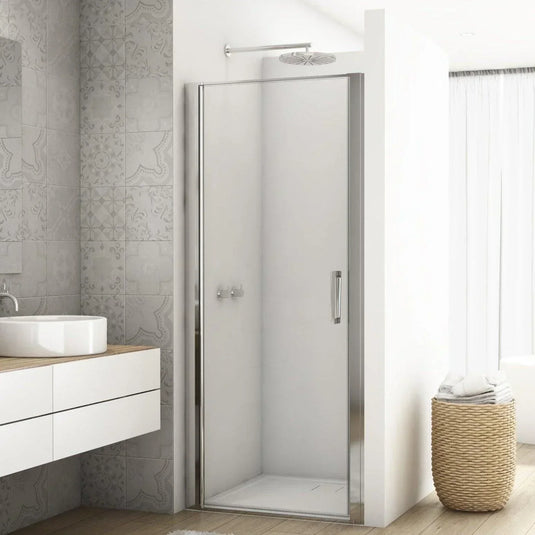 Kudos Divera 760mm Pivot Door - Chrome - K22T10765007-0001 - Envy Bathrooms Ltd