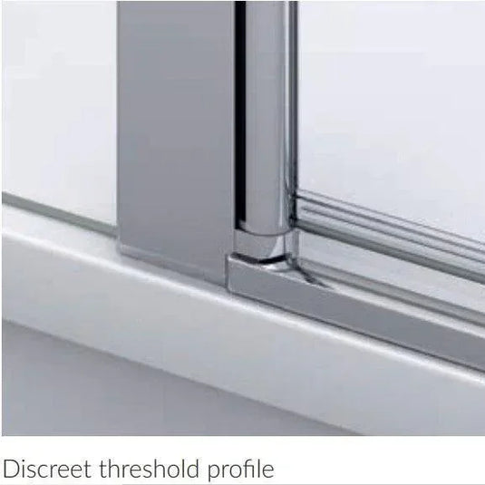 Kudos Divera Threshold Strip - Chrome - K22KB.10 - Envy Bathrooms Ltd