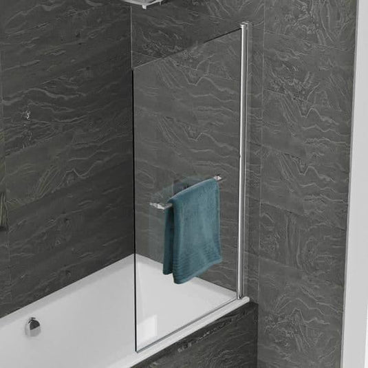 Kudos Inspire 8mm Bath Screen with Towel Rail - Envy Bathrooms Ltd