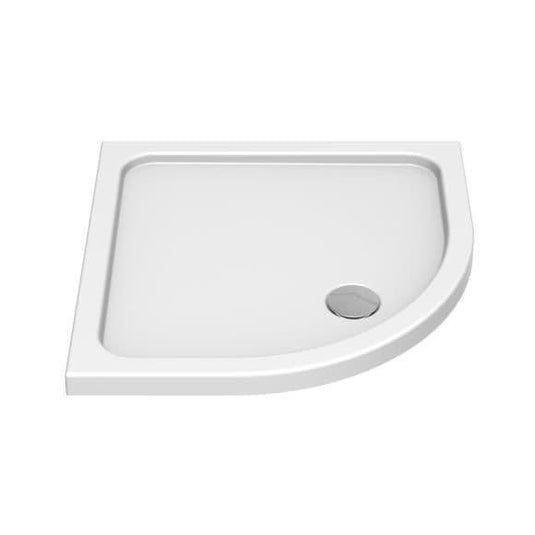 Kudos Kstone 900 x 900m Quadrant Shower Tray - White - Envy Bathrooms Ltd