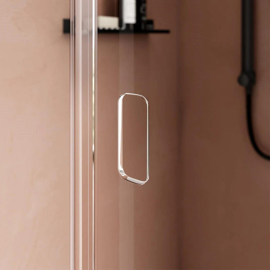 Kudos Pinnacle 8 900 x 800mm Offset Quadrant Shower Enclosure - Matt Black - Envy Bathrooms Ltd