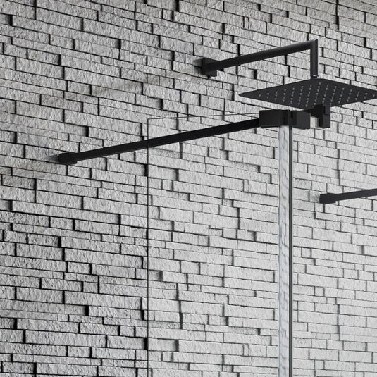 Kudos Ultimate 2 1000m Front Fixing Kit - Matt Black - 10WPFPFKMBK - Envy Bathrooms Ltd