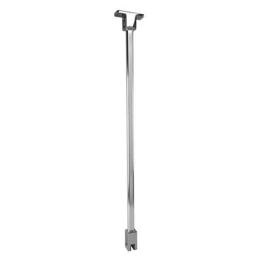 Kudos Ultimate 2 600mm Glass to Ceiling Fixing Kit - Chrome - 10WPGC - Envy Bathrooms Ltd
