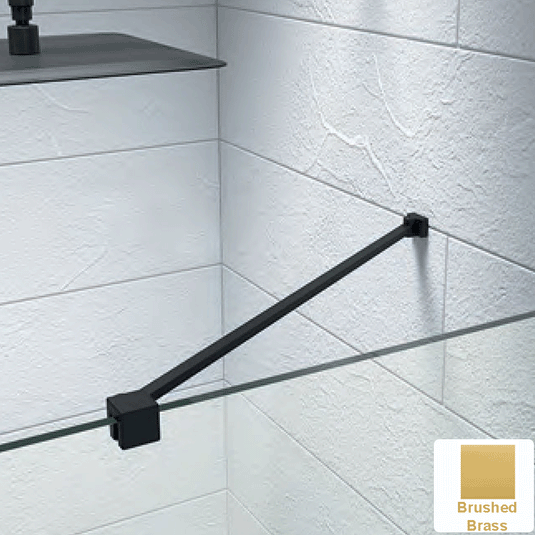 Kudos Ultimate 300mm Angled Fixing Kit - Brushed Brass - 10WPGW30BRG - Envy Bathrooms Ltd