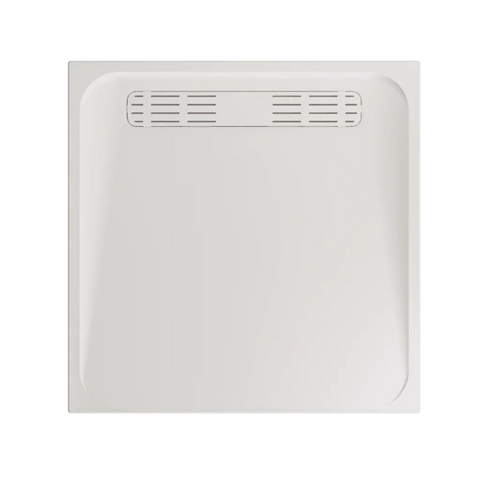 Lakes Linear Square 900mm Shower Tray - White - TL9SW - Envy Bathrooms Ltd