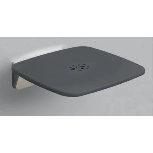 Lakes Series 300 SD Shower Seat - Grey/Chrome - 3020SD05PM - Envy Bathrooms Ltd