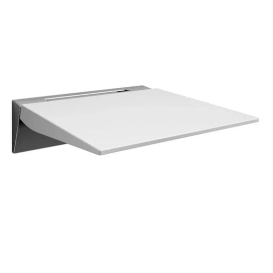 Lakes Series 500 SD Foldaway Shower Seat - Chrome/White - 5040SD69PM - Envy Bathrooms Ltd