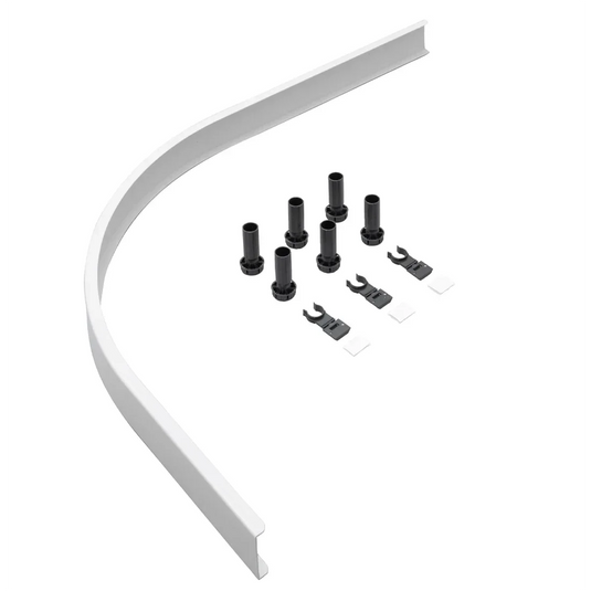 Lakes Shower Tray Riser/Panel Kit Offset Quad - STKIT5 - Envy Bathrooms Ltd
