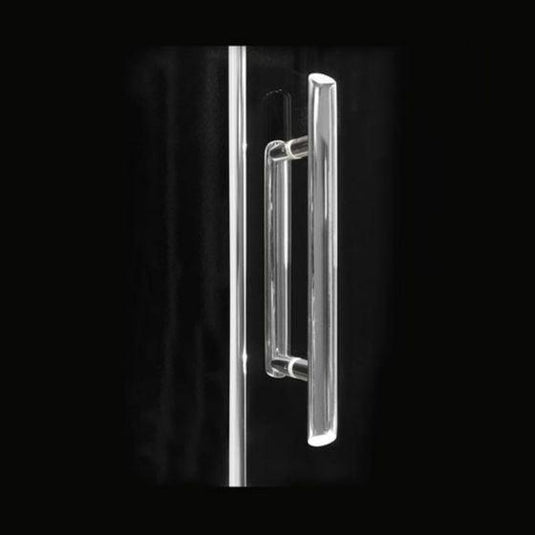 Merlyn 6 Series 1000mm x 800mm 1 Door Offset Quadrant Shower Enclosure - Chrome - M63233 - Envy Bathrooms Ltd