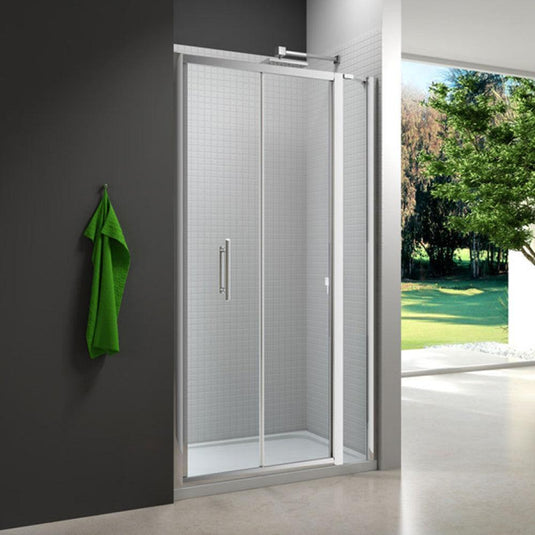 Merlyn 6 Series Bifold and Inline Panel - 1000mm Shower Door 1140-1215mm - M67231P2H - Envy Bathrooms Ltd