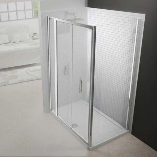 Merlyn 6 Series Bifold and Inline Panel - 760/800mm Shower Door 930-1005mm - M67211P2H - Envy Bathrooms Ltd
