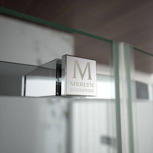 Merlyn 8 Series 900mm Frameless 1 Door Quadrant Shower Enclosure - Chrome - A0601UH - Envy Bathrooms Ltd