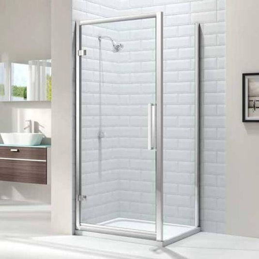 Merlyn 8 Series 900mm Hinge Shower Door - Chrome - M81221 - Envy Bathrooms Ltd