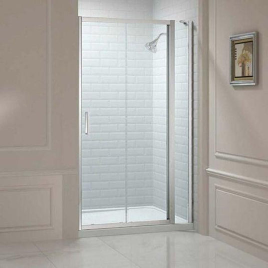 Merlyn 8 Series Sliding Shower Door and Inline Panel 1500mm+ Wide - 1480-1540mm - M88291P1H - Envy Bathrooms Ltd