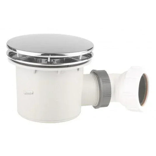 Merlyn 90mm White waste cover (Mstone/Touchstone) - Envy Bathrooms Ltd