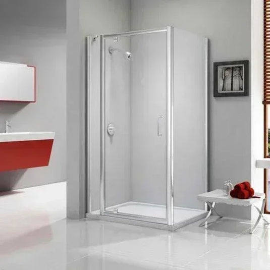 Merlyn Ionic Express 1000mm Pivot Shower Door & 210mm Inline Panel - Chrome- A030009H - Envy Bathrooms Ltd