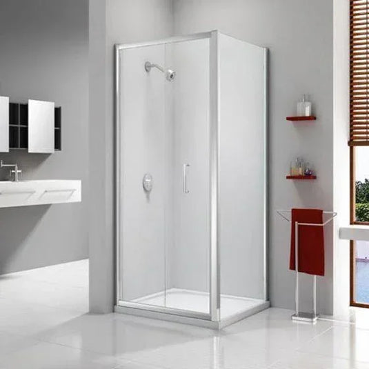 Merlyn Ionic Express 800mm Bifold Shower Door - Chrome - A0300C0 - Envy Bathrooms Ltd