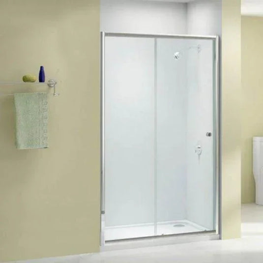 Merlyn Ionic Source 1100mm Sliding Shower Door - Chrome - A1204B0 - Envy Bathrooms Ltd