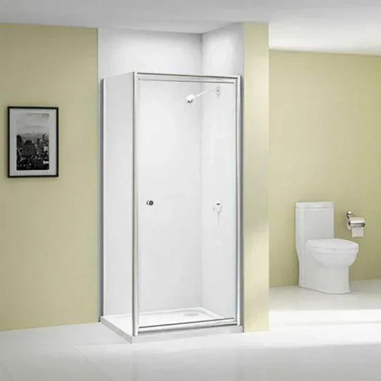 Merlyn Ionic Source 760mm Pivot Shower Door - Chrome - A1206B0 - Envy Bathrooms Ltd