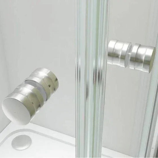 Merlyn Ionic Source 900mm 2 Door Corner Entry Shower Enclosure - Chrome - A1212B0 - Envy Bathrooms Ltd