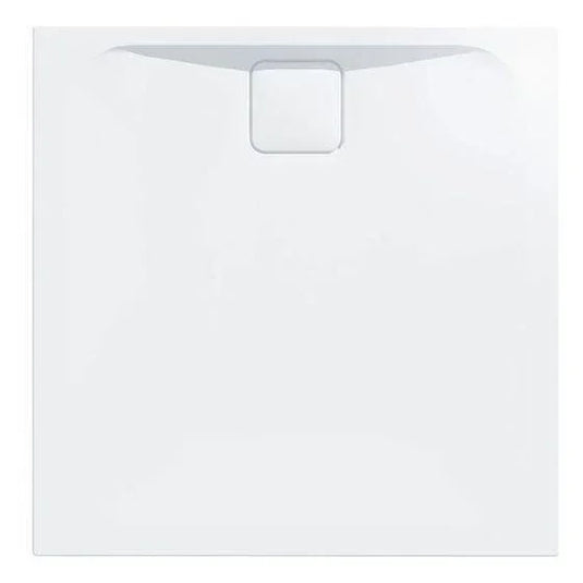 Merlyn Level 25 900 x 900mm Antislip Square Shower Tray with 90mm Fast Flow Waste & Cover - White - L90SQAS - Envy Bathrooms Ltd