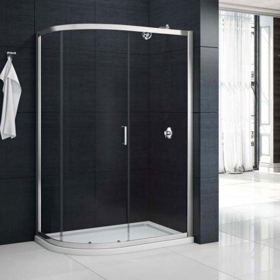 Merlyn MBOX 1 Door Offset Quadrant Shower Enclosure 1000 x 800mm - MB1